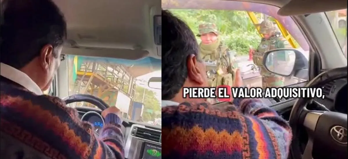Pese a orden de aprehensión vigente, Evo se muestra en redes hablando con policías en el trópico
