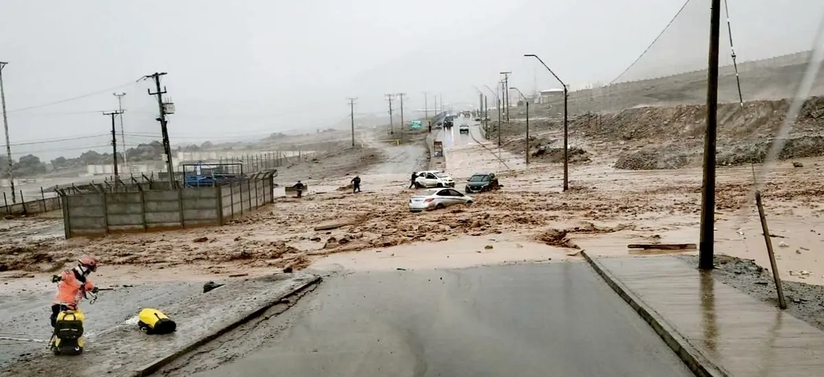 Cerca de un centenar de bolivianos pide ayuda tras inundaciones y aluviones en Tocopilla