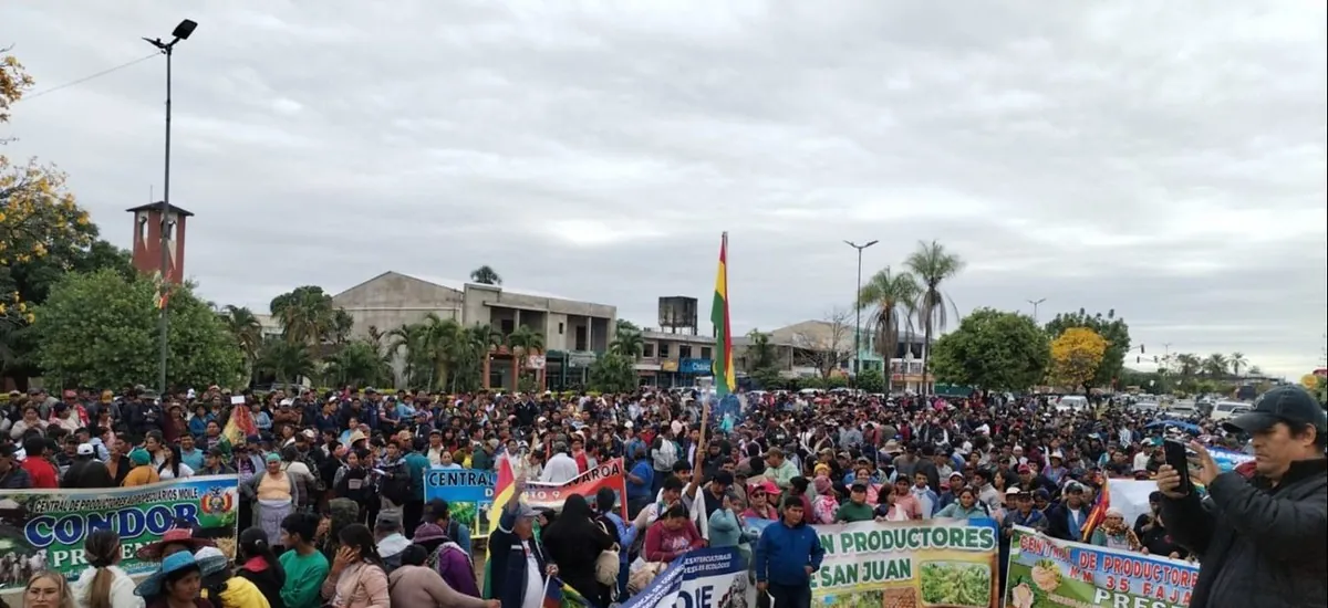 Yapacaní: organizaciones sociales dan 48 horas al Gobierno para abrogar el decreto del diésel