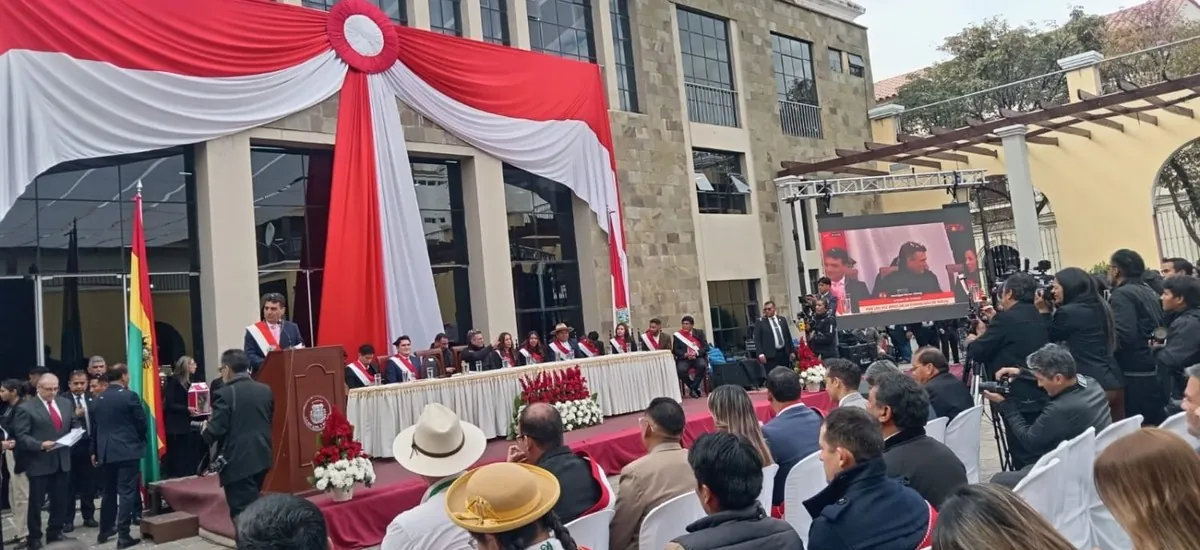 Alcalde tarijeño pide al presidente Paz Pereira avanzar hacia el modelo federal solidario en el país