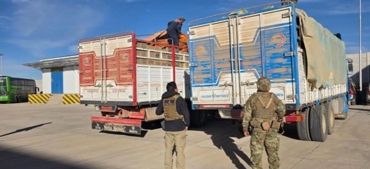Contrabandistas de aceite en Potosí huyen tras decomiso de sus camiones