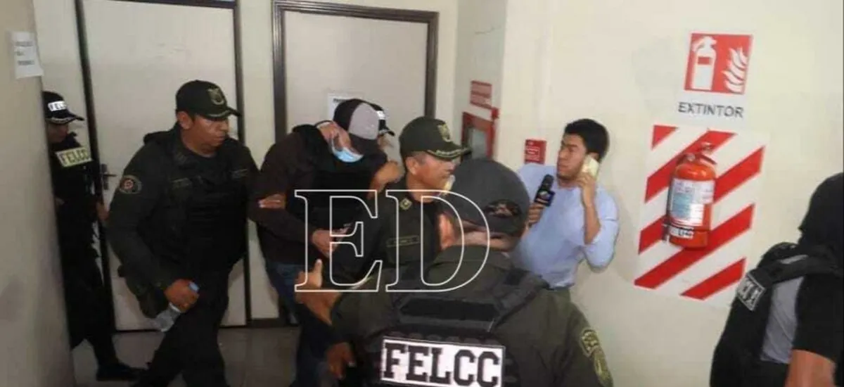 Fernando Cerimedo ingresa a Palmasola para cumplir 180 días de detención
