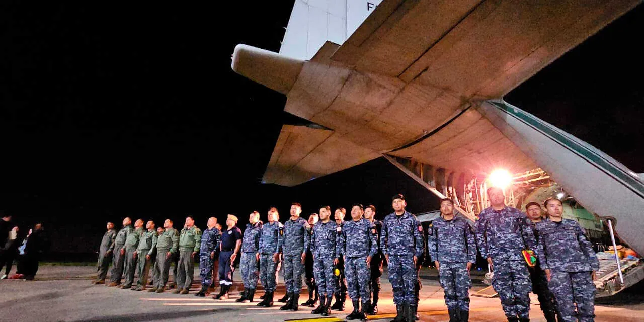 Contingente boliviano regresa al país tras completar misión humanitaria en Venezuela