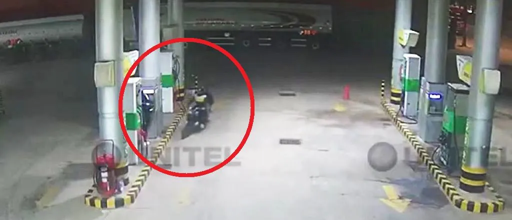 Video: Así fue el atraco armado perpetrado en un surtidor de la Doble Vía La Guardia, en Santa Cruz de la Sierra