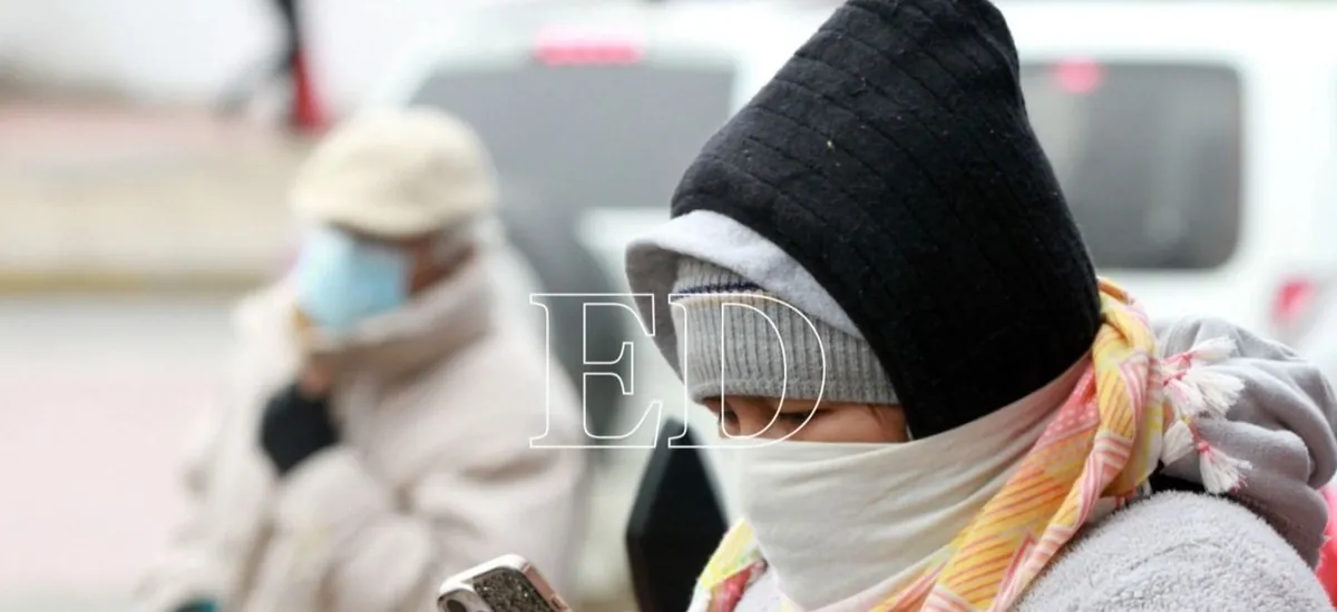 Pronostican un doble frente frío para Santa Cruz: la semana iniciará con temperaturas entre 4°C y 11°C