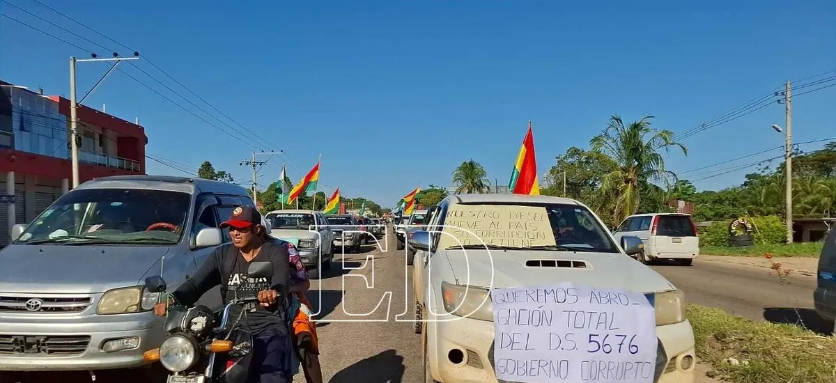 Diésel a Bs 18 enciende al sector productivo: movilizaciones amenazan con tensionar la semana