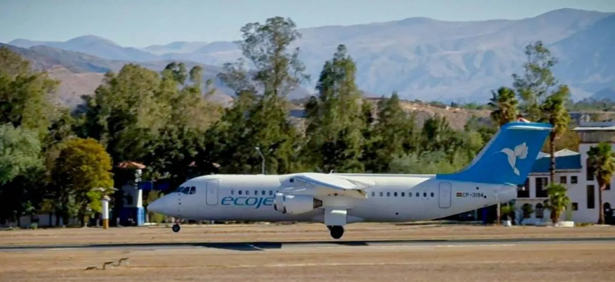 Ecojet alista su primer vuelo exploratorio a Potosí para noviembre
