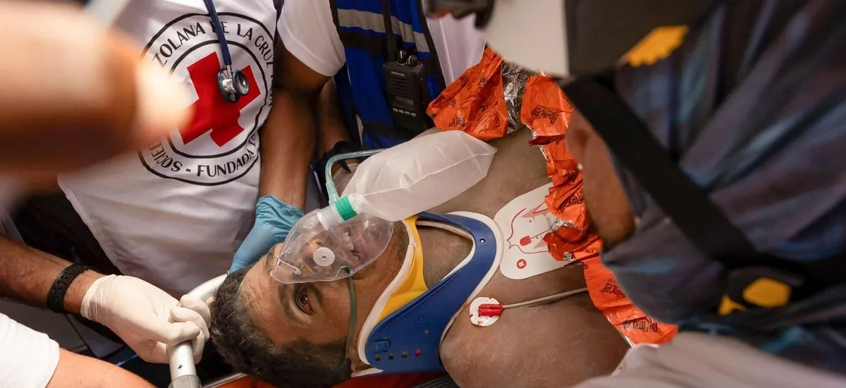 "Antonio, qué alegría verte": el saludo de un militar español a un rescatado en Venezuela