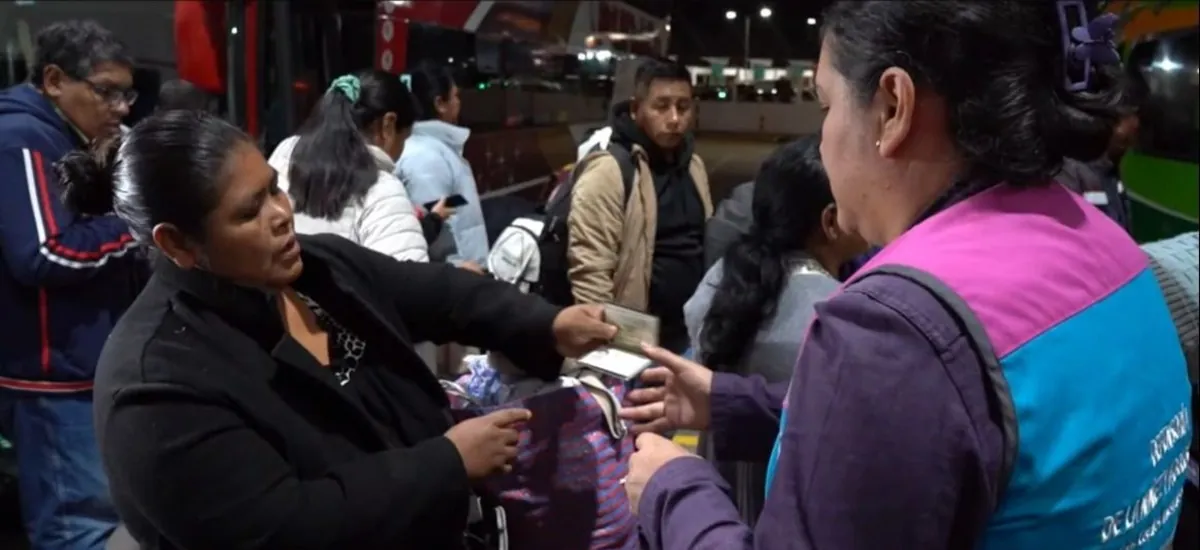 Terminal Bimodal registra una masiva afluencia de pasajeros en el inicio del descanso pedagógico