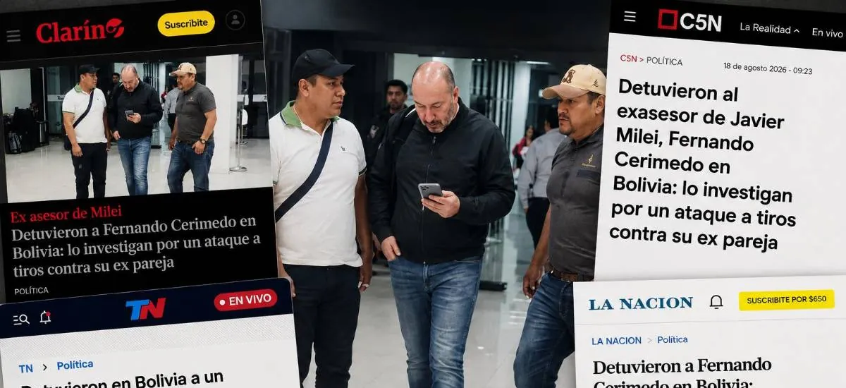 Arresto de Cerimedo sacude Argentina, donde fue asesor de Javier Milei