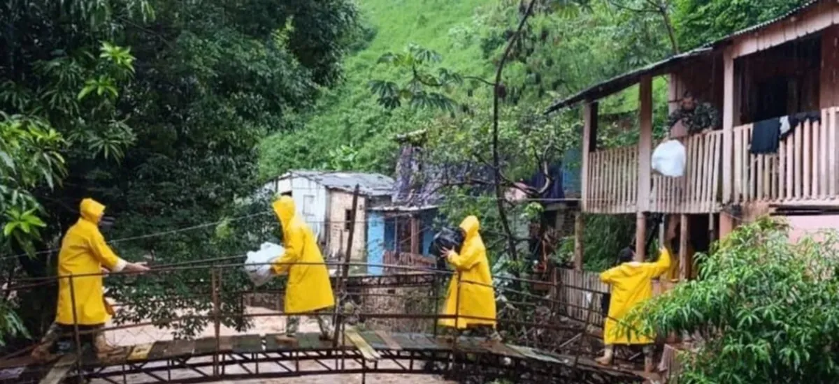 Las inundaciones por las lluvias en Paraguay provocan afectaciones a unas 3.000 familias
