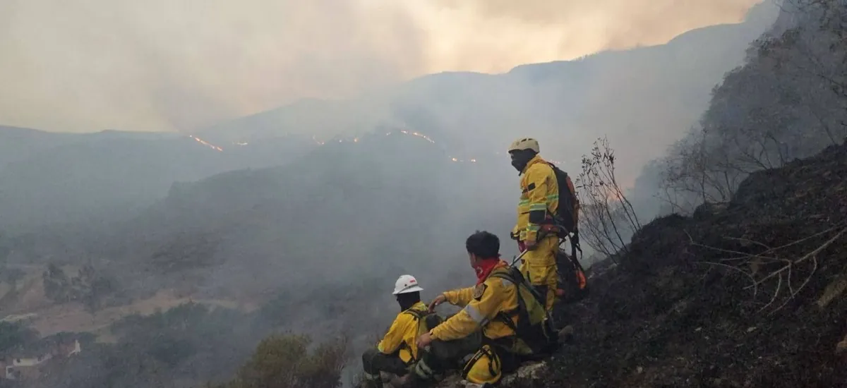 Incendios forestales en el Valle Central de Tarija provocan zozobra en comunidades